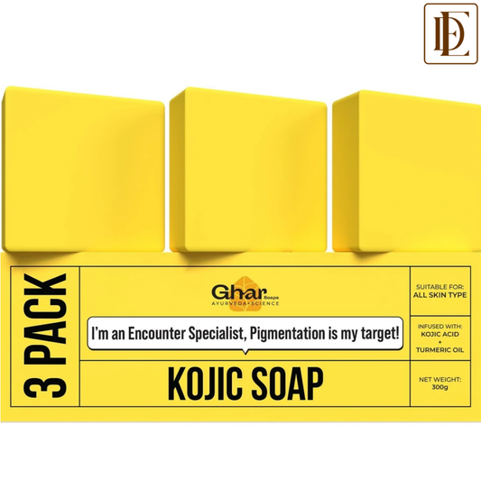 Ghar Soaps Kojic Soap (Pack Of 3)