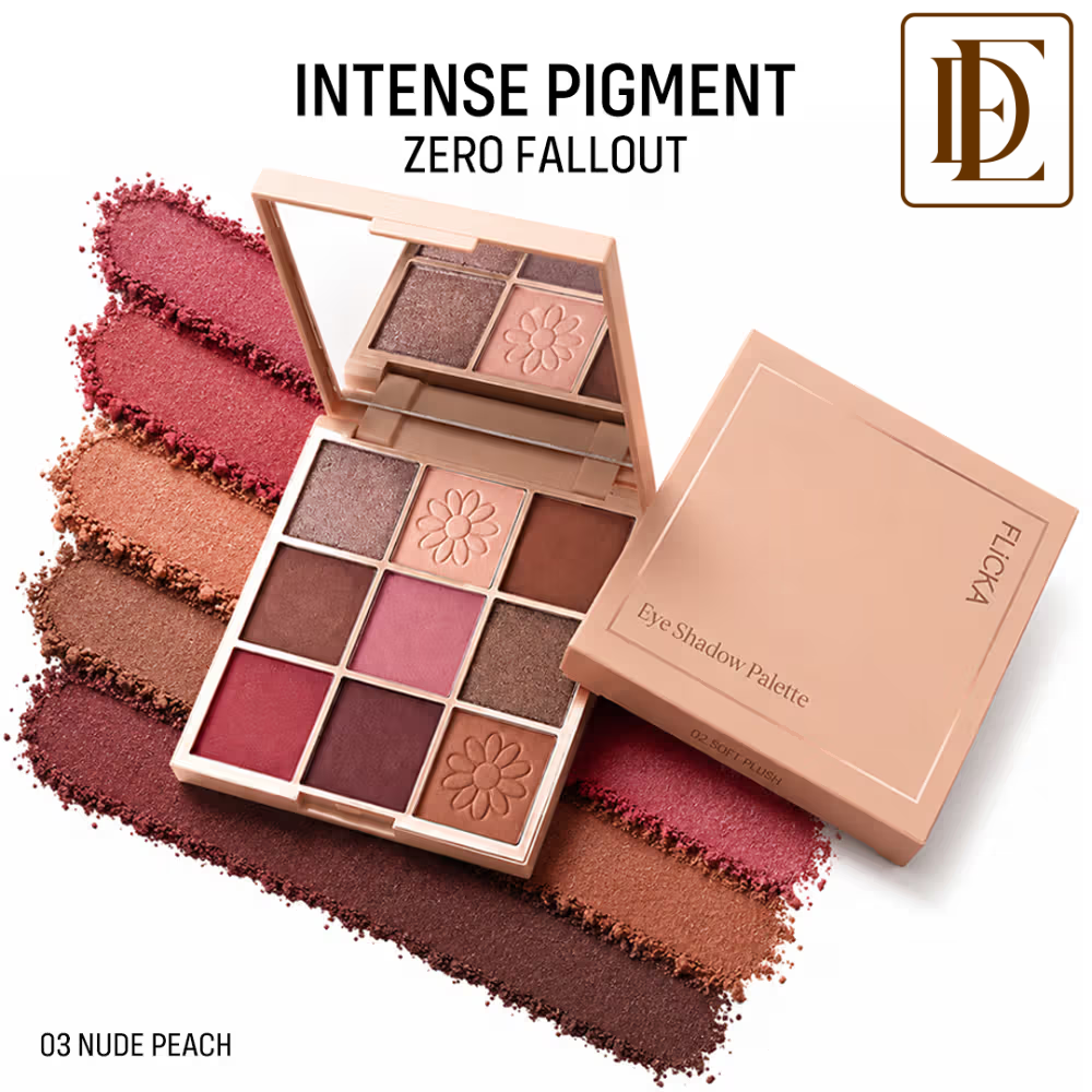FLiCKA Eye Shadow Palette Intense Pigment Long Lasting Ultra Smooth