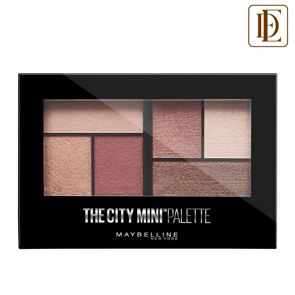 Maybelline New York New City Mini Eyeshadow Palette, Shimmery and Metallic Finish