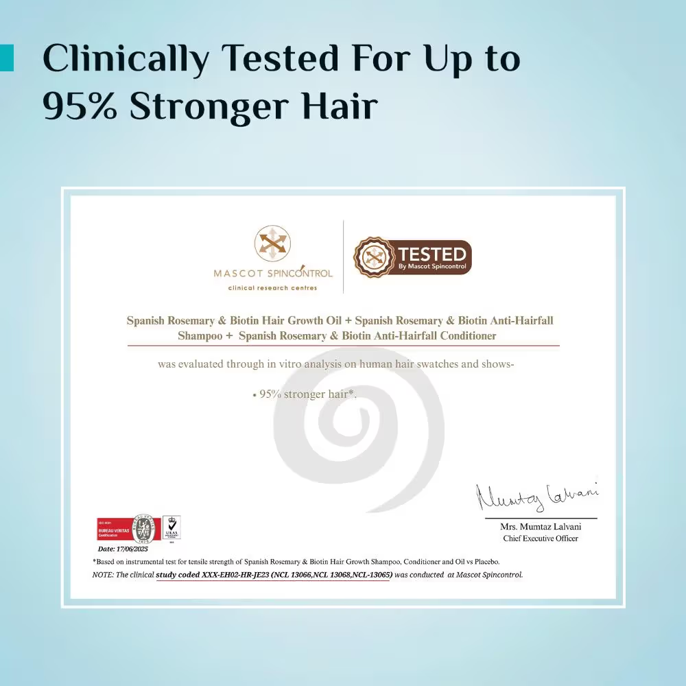 Pilgrim Spanish Rosemary & Biotin Anti-Hairfall Shampoo