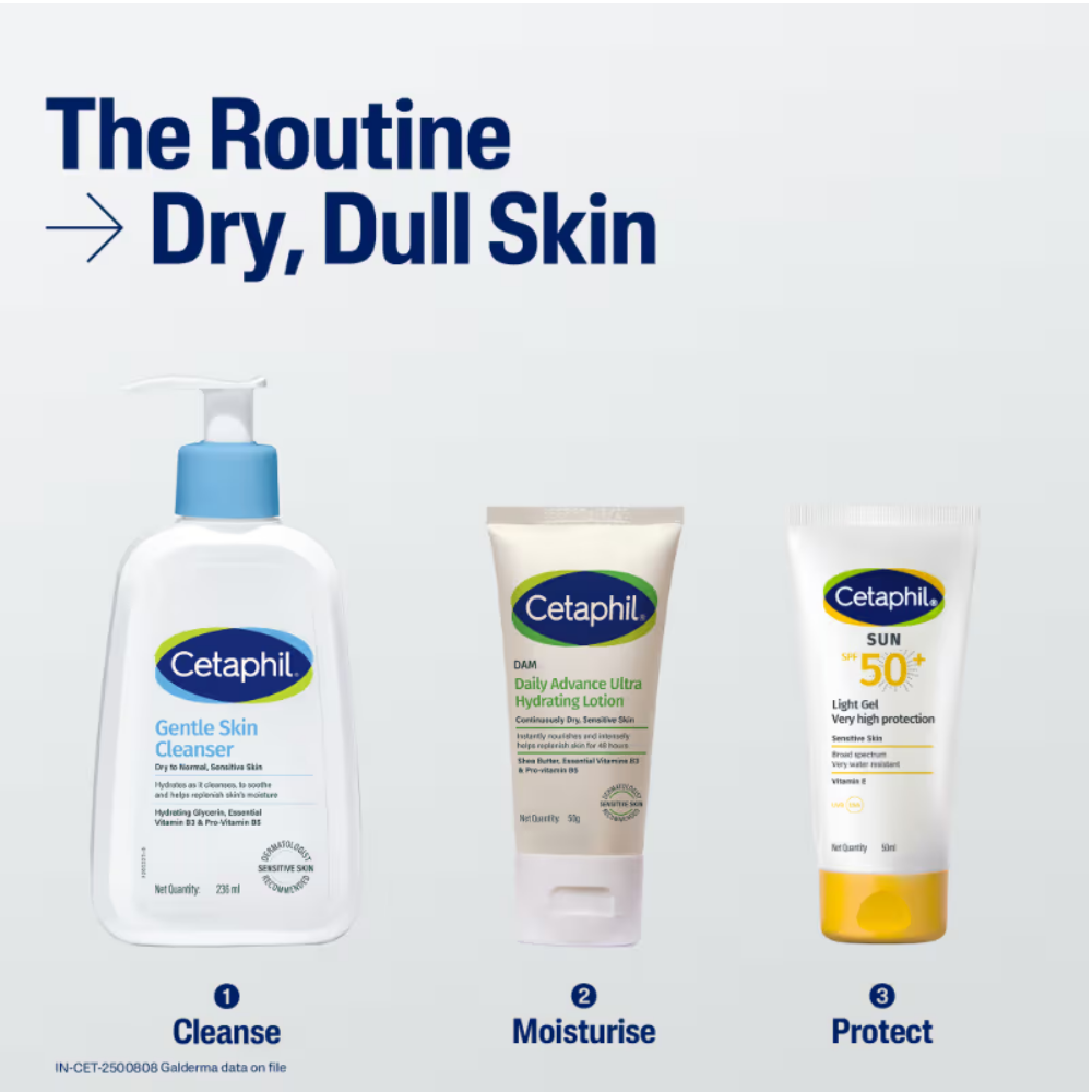Cetaphil DAM Daily Advance Ultra Hydrating Lotion With Shea Butter & Niacinamide Sensitive Skin