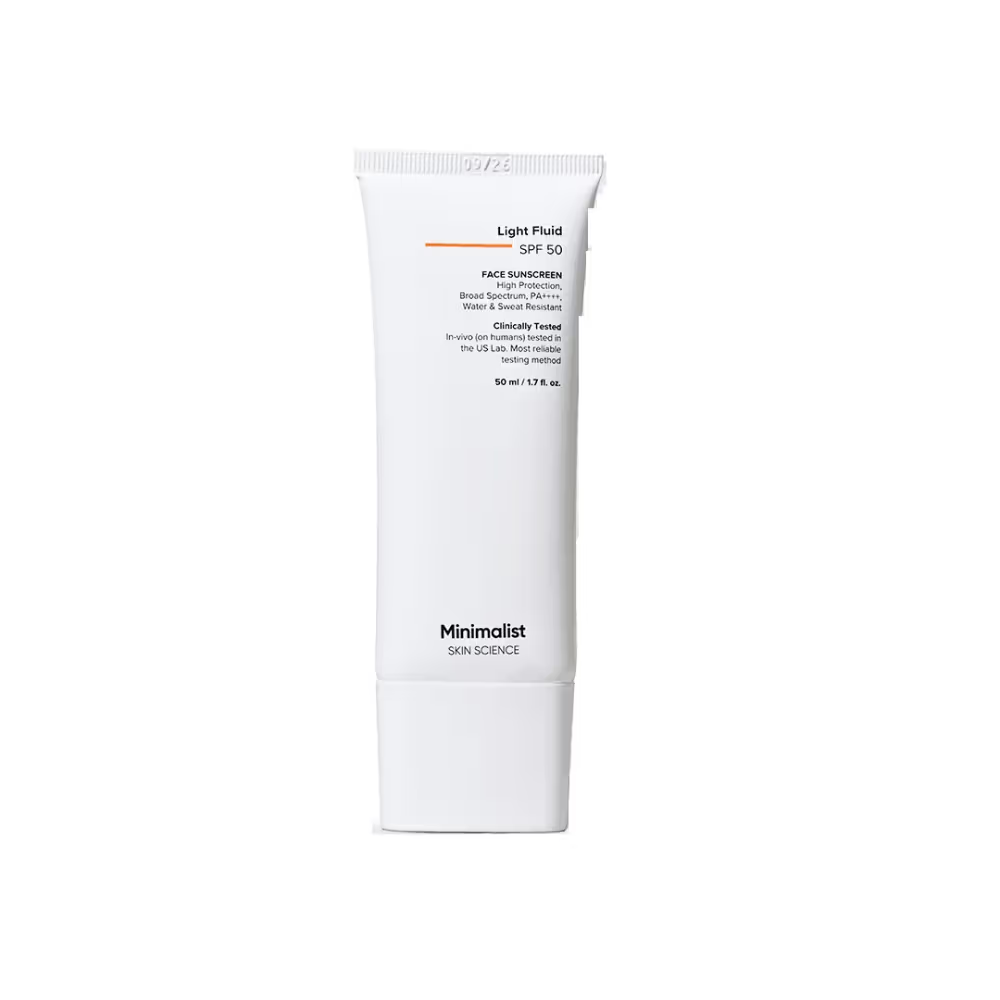 Minimalist Light Fluid SPF 50 Face Sunscreen