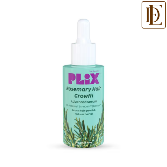 Plix Rosemary Hair Growth Serum With 3% Redensyl, 4% AnaGain, 3% Baicapil, Thickens Hair