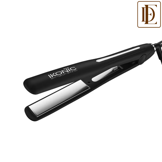 Ikonic Professional Slim Titanium Shine 3.0 Hair Straightener - Black