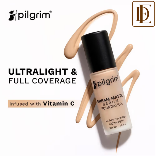 Pilgrim Dream Matte Serum Foundation Hydra-Light Finish with Hyaluronic Acid