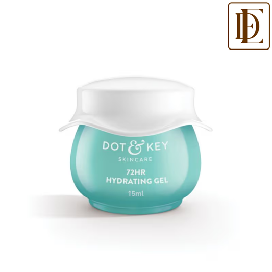 Dot & Key 72HR Hydrating Gel Moisturizer + Probiotics, 5 Ceramides & Hyaluronic, Oil-Free Water Gel