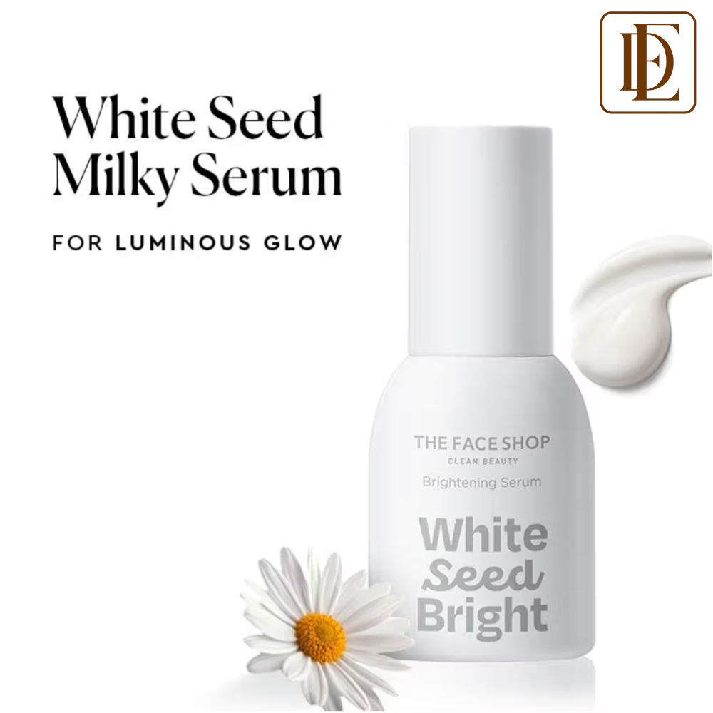 The Face Shop White Seed Brightening Korean Serum With Niacinamide & Hyaluronic Acid for Dark Spots