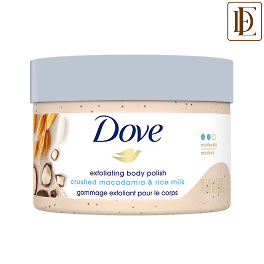 Dove Exfoliating Body Polish - Crushed Macadamia And Rice Milk