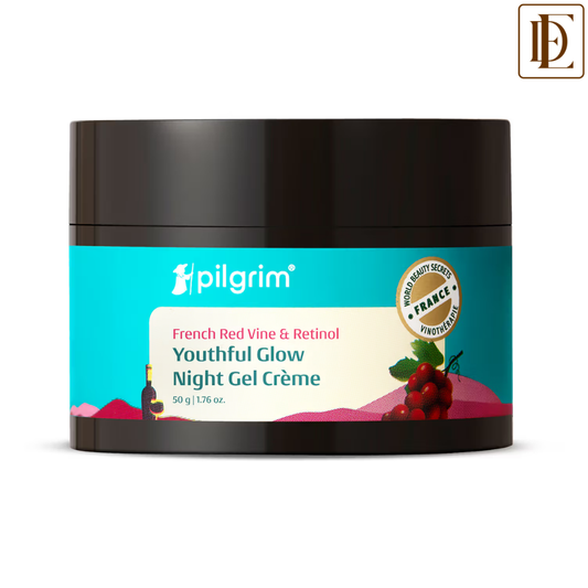 Pilgrim Red Vine Night Gel Creme with Retinol Mulberry