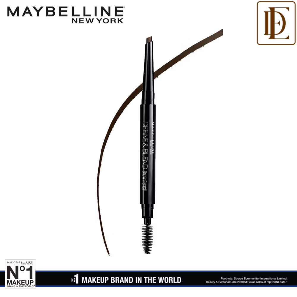 Maybelline New York Define & Blend Brow Pencil For Perfect Brows, Eyebrow Pencil