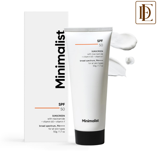 Minimalist SPF 50 PA++++ Sunscreen With Niacinamide - Lightweight & No White Cast For All Skin Types