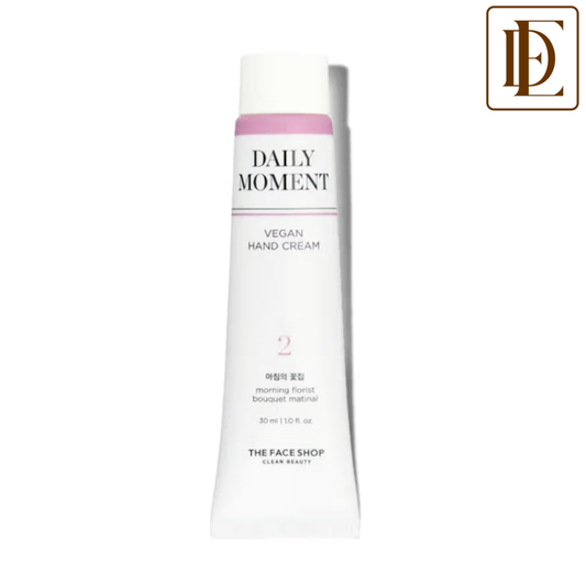 The Face Shop Non-Greasy Korean Vegan Hand Cream - Morning Florist With Hyaluronic Acid
