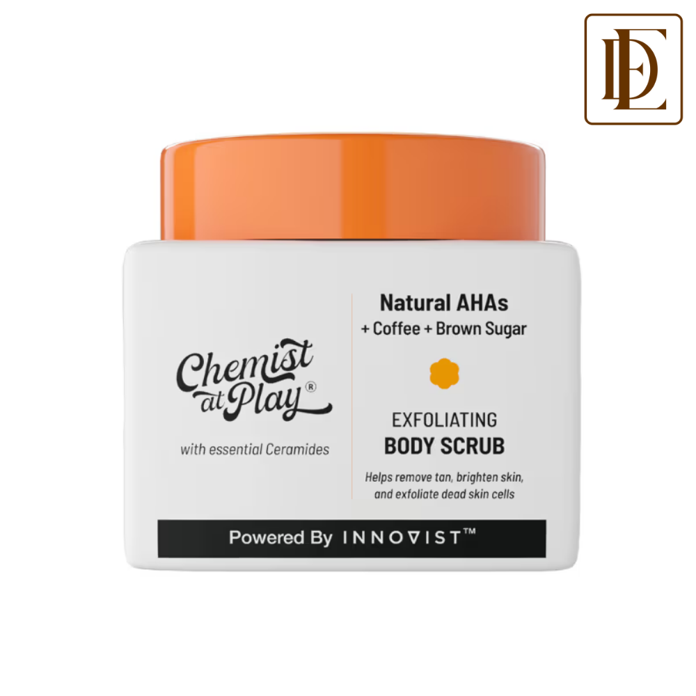 Chemist at Play Exfoliating Natural AHAs Body Scrub For Removing Tan & Dead Skin Cells-Coffee Body Scrubs