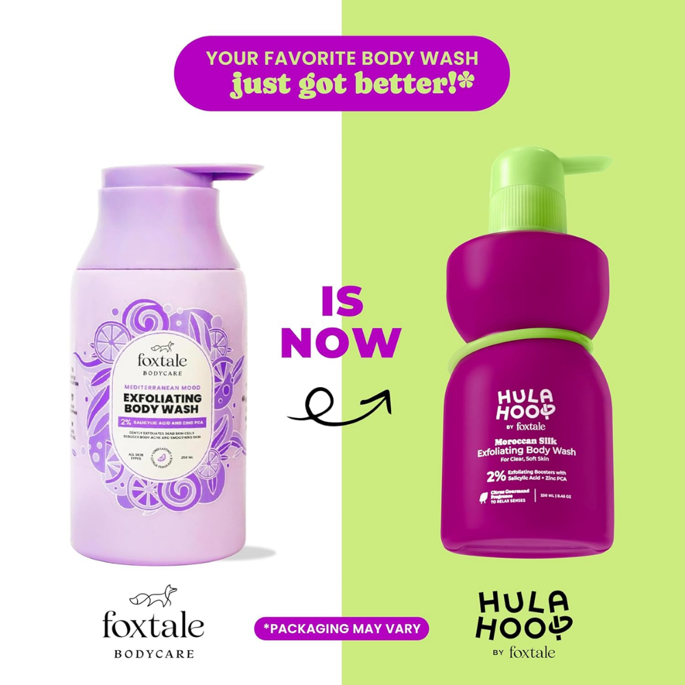 FoxTale Hula Hoop Exfoliating Body Wash by Foxtale , Exfoliates & Smoothens