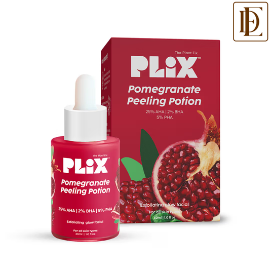 PLIX Pomegranate Peeling Solution For Glowing & Even Toned Skin with 25% AHA + 2% BHA + 5% PHA