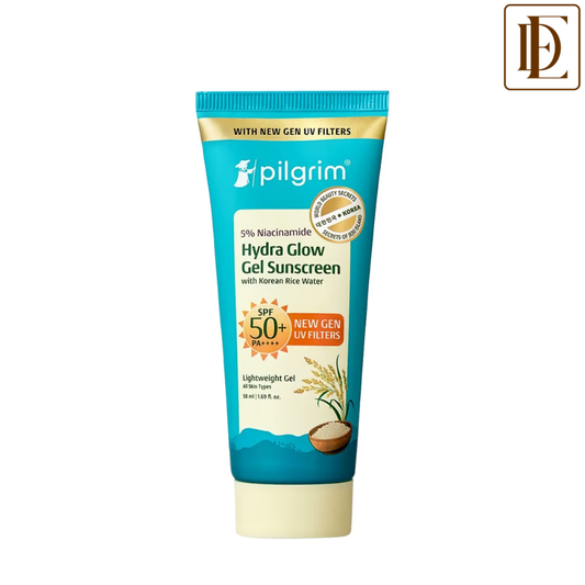 Pilgrim 5% Niacinamide Hydra Glow Gel Sunscreen SPF 50+ PA++++ In-Vivo tested & New Gen UV filter
