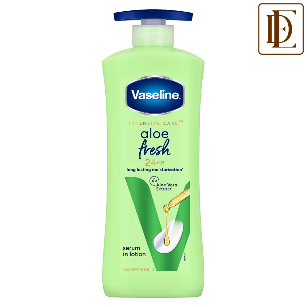 Vaseline Aloe Fresh Body Serum Lotion With Aloe Vera Extract 24H Moisturization