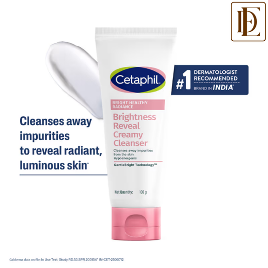 Cetaphil Bright Healthy Radiance Creamy Cleanser, with Niacinamide, For Uneven Skin Tone