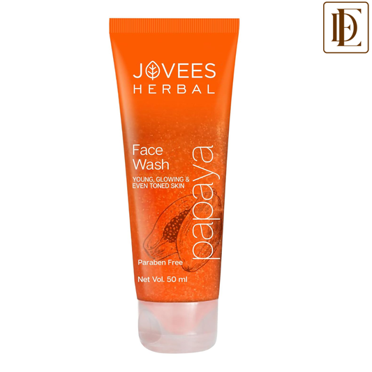 Jovees Herbal Papaya Face wash For Glowing And Brightening Skin All Skin Types Men And Women