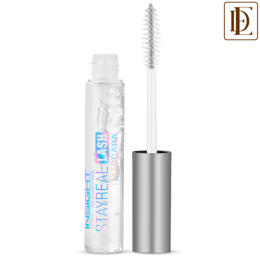 Insight Cosmetics Stay Real Transparent 2 In 1 Brow & Lash Mascara,Sweatproof Long Wear Formula - Transparent