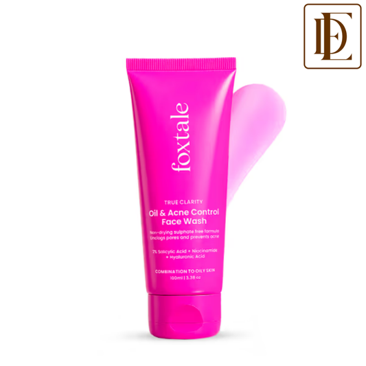 Foxtale Oil & Acne Control Face Wash With 2% Salicylic Acid & Cica, For Clear, Oil Free & Calm Skin