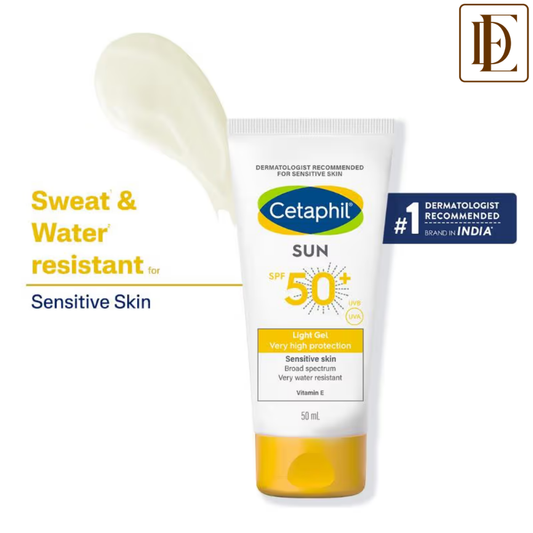Cetaphil Sun SPF 50+ Light Gel Very High Protection Mineral Base for All Skin Types, Sensitive Skin