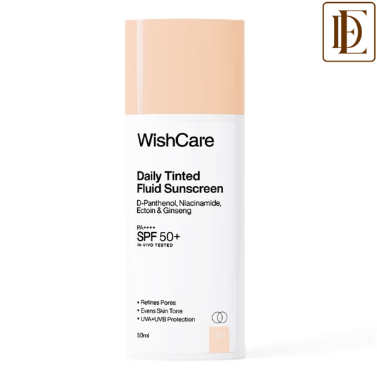 Wishcare Daily Fluid Tinted Sunscreen SPF50PA++++