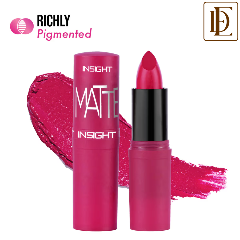 Insight Cosmetics Matte Lipstick, 1 Stroke Application, Long Lasting