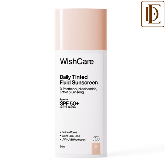 Wishcare Daily Fluid Tinted Sunscreen SPF50PA++++