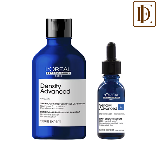 L'Oréal Professionnel Density Advanced Shampoo & Serioxyl Advanced Leave-In Serum Combo