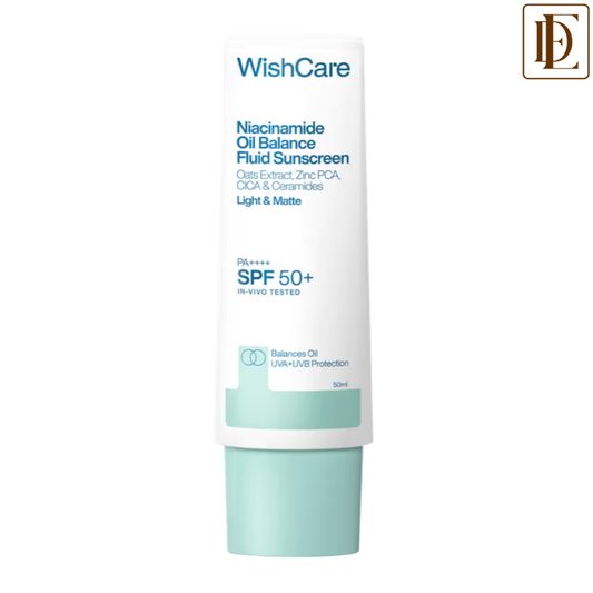 Wishcare Niacinamide Oil-Balance Sunscreen SPF50+ PA++++ | In-Vivo Tested | Light & Matte| Oily Skin