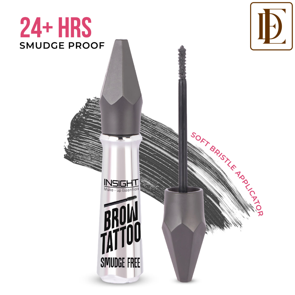 Insight Cosmetics Brow Tattoo, Smudge Proof, Long Lasting Upto 12hr, Castor Oil Infused