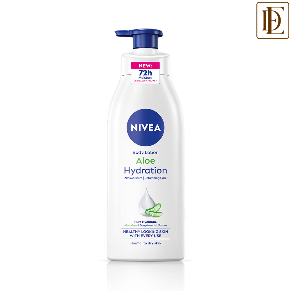 Nivea 100% Natural Aloevera Body lotion- 5 in 1 COMPLETE CARE for 48H Refreshing moisturization