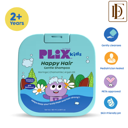 Plix Kids Happy Hair Gentle Shampoo For Gentle Cleansing