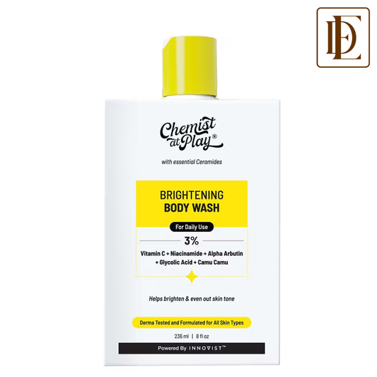 Chemist At Play Brightening Body Wash - 3% Vitamin C + Niacinamide, Shower Gel For Women & Men