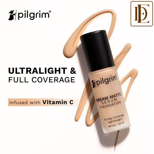 Pilgrim Dream Matte Serum Foundation Hydra-Light Finish with Hyaluronic Acid