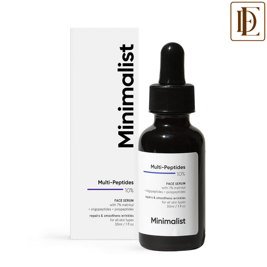 Minimalist 10% Multi Peptide Face Serum For Anti Aging & Collagen Boost With Bio-Placenta