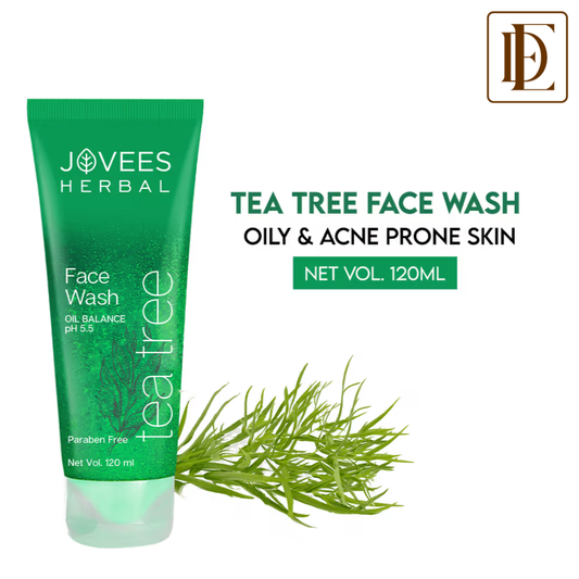 Jovees Herbal Tea Tree Face Wash For Oily & Acne Free Glowing Skin