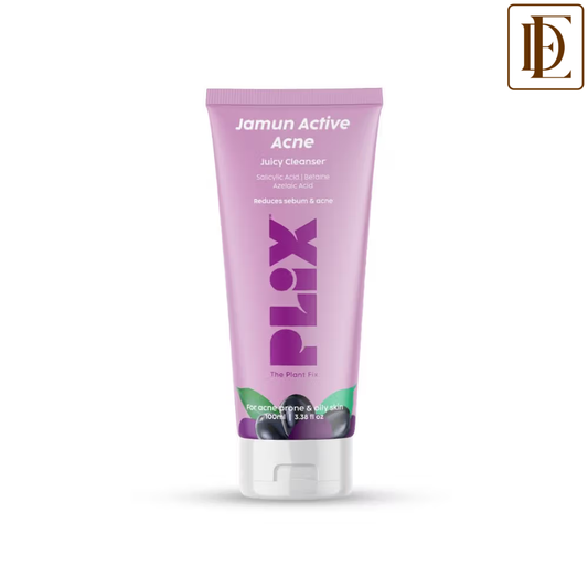 Plix 0.5% Salicylic Acid Jamun Face Wash Cleanser For Active Acne & Oil Control, Acne Breakouts