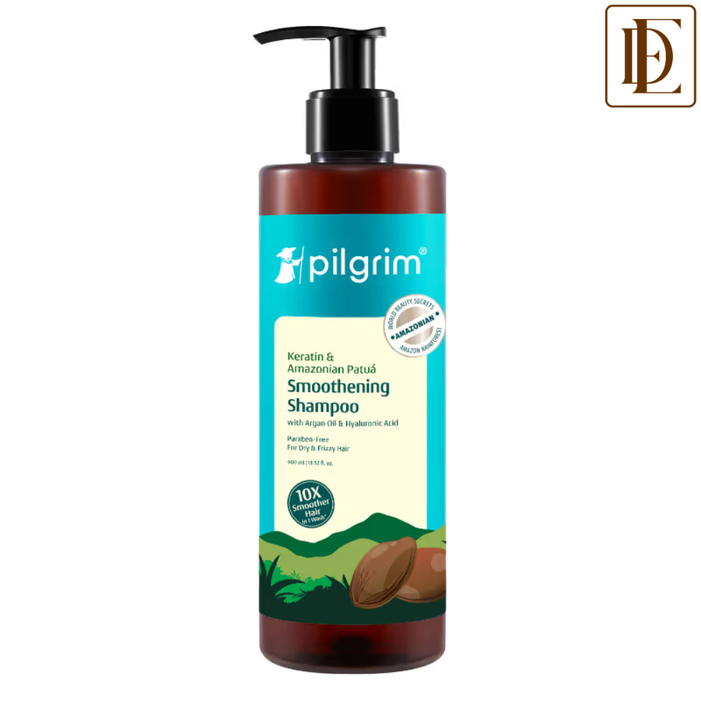 Pilgrim Patua & 10X Keratin Smoothening Shampoo For Dry & Frizzy Hair