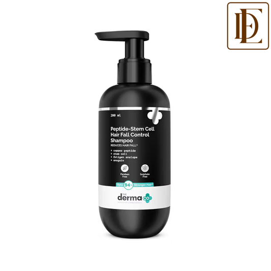 The Derma Co Peptide- Stem Cell Hair Fall Control Shampoo Reduces Hair Fall & Improves Scalp Health