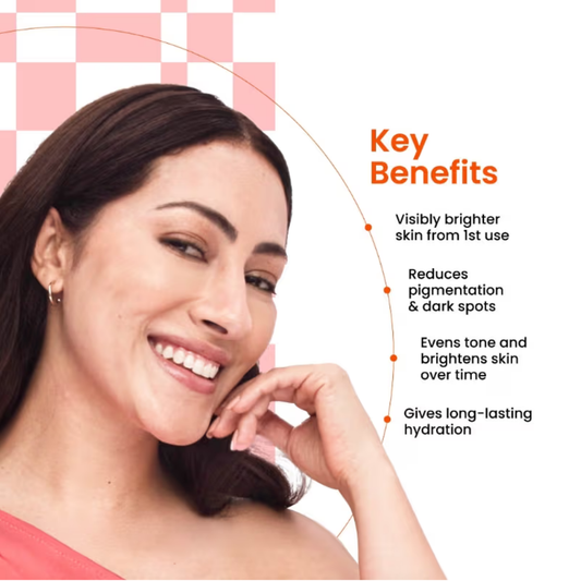 Foxtale Super Glow Moisturizer with Vitamin C & Niacinamide For Dull, Pigmented & Uneven Skin