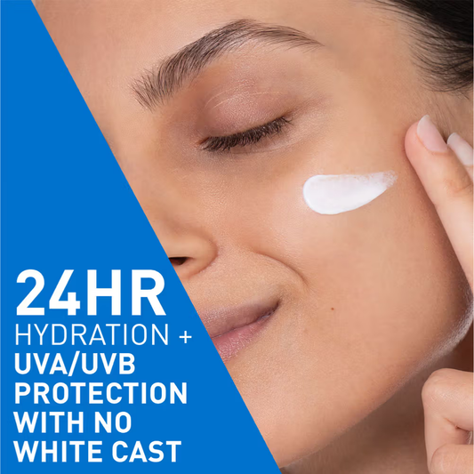 CeraVe AM Facial Moisturizer With Sunscreen SPF 30 UVB + UVA, Dermatologist Recommended Day Cream