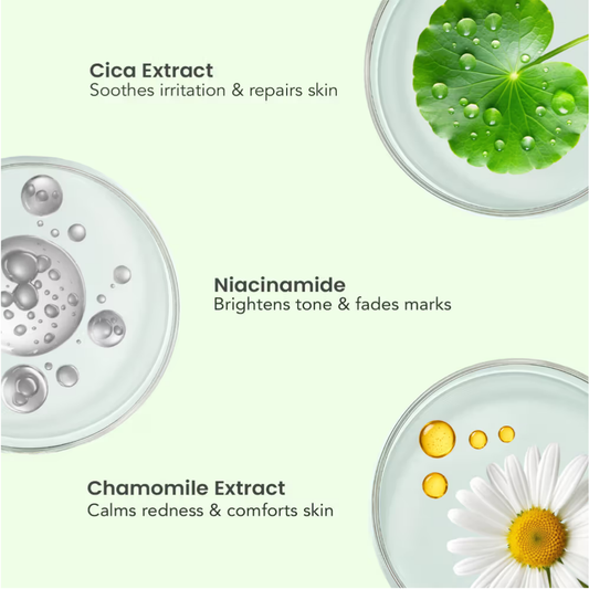O3+ Ci-Calm Glow Sensitive Skin Sheet Mask with Ceramide for Barrier Repair & Anti Redness