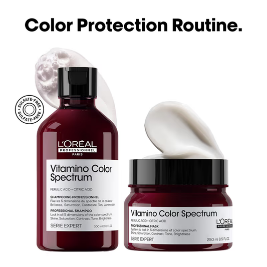 L'Oréal Professionnel Vitamino Color Spectrum Shampoo & Hair Mask Combo For Color Treated Hair