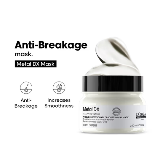 L’Oréal Professionnel Metal DX Hair Mask For 97% Less Hair Breakage, Anti-Deposit Protector
