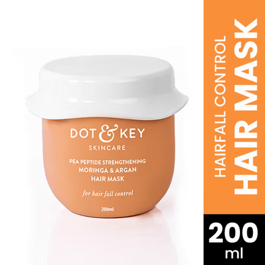 Dot & Key Argan & Moringa Hair Strengthening Mask- Nourishes, Boosts Hair Growth & Prevents Breakage