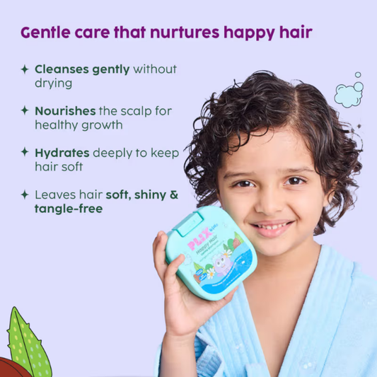 Plix Kids Happy Hair Gentle Shampoo For Gentle Cleansing