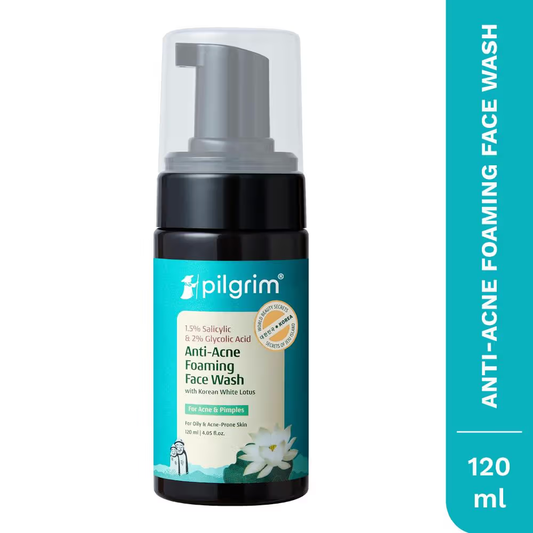 Pilgrim Salicylic (BHA) & Glycolic Acid (AHA) Foaming Face Wash
