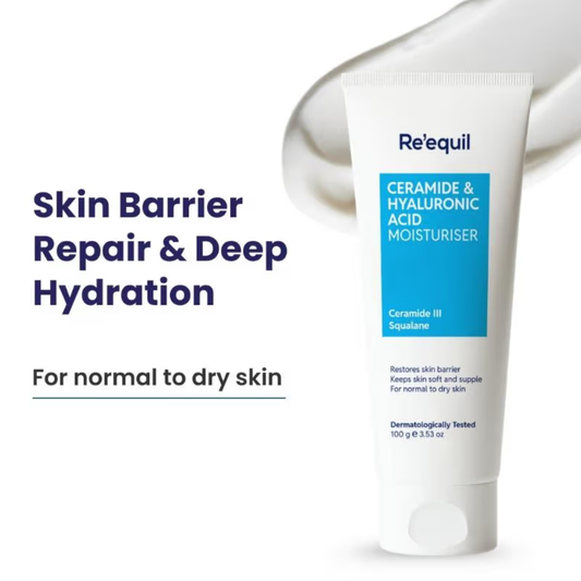 Re'equil Ceramide & Hyaluronic Acid Moisturiser For Normal To Dry Skin